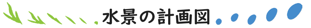 水景の計画図