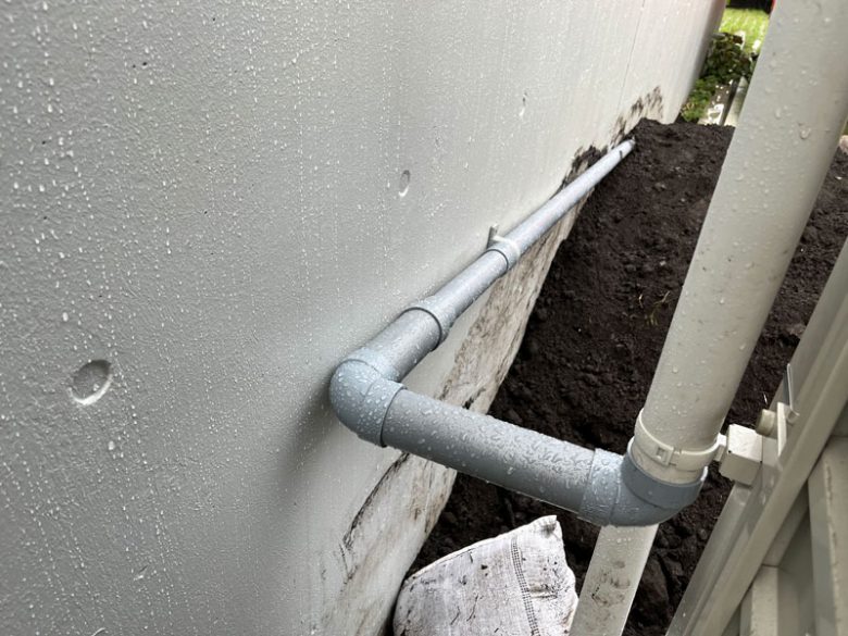 S社ビオトープ 雨水