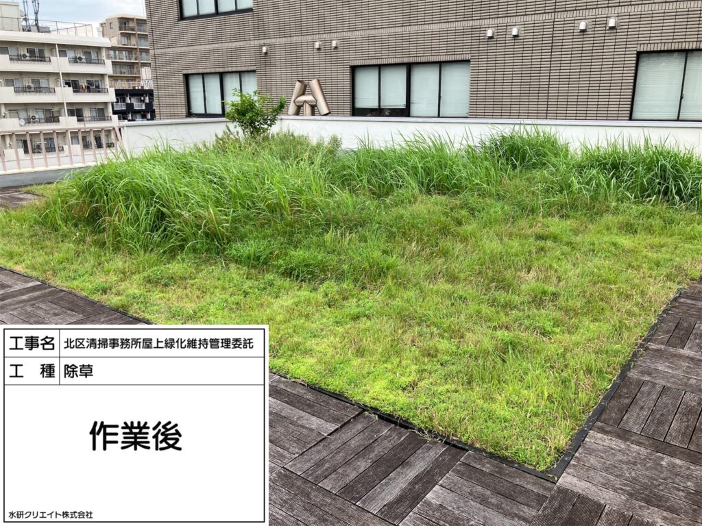 屋上緑化維持管理 - 水研クリエイト株式会社
