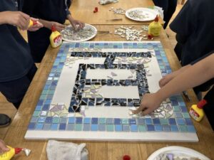 モザイクタイルプレートづくり